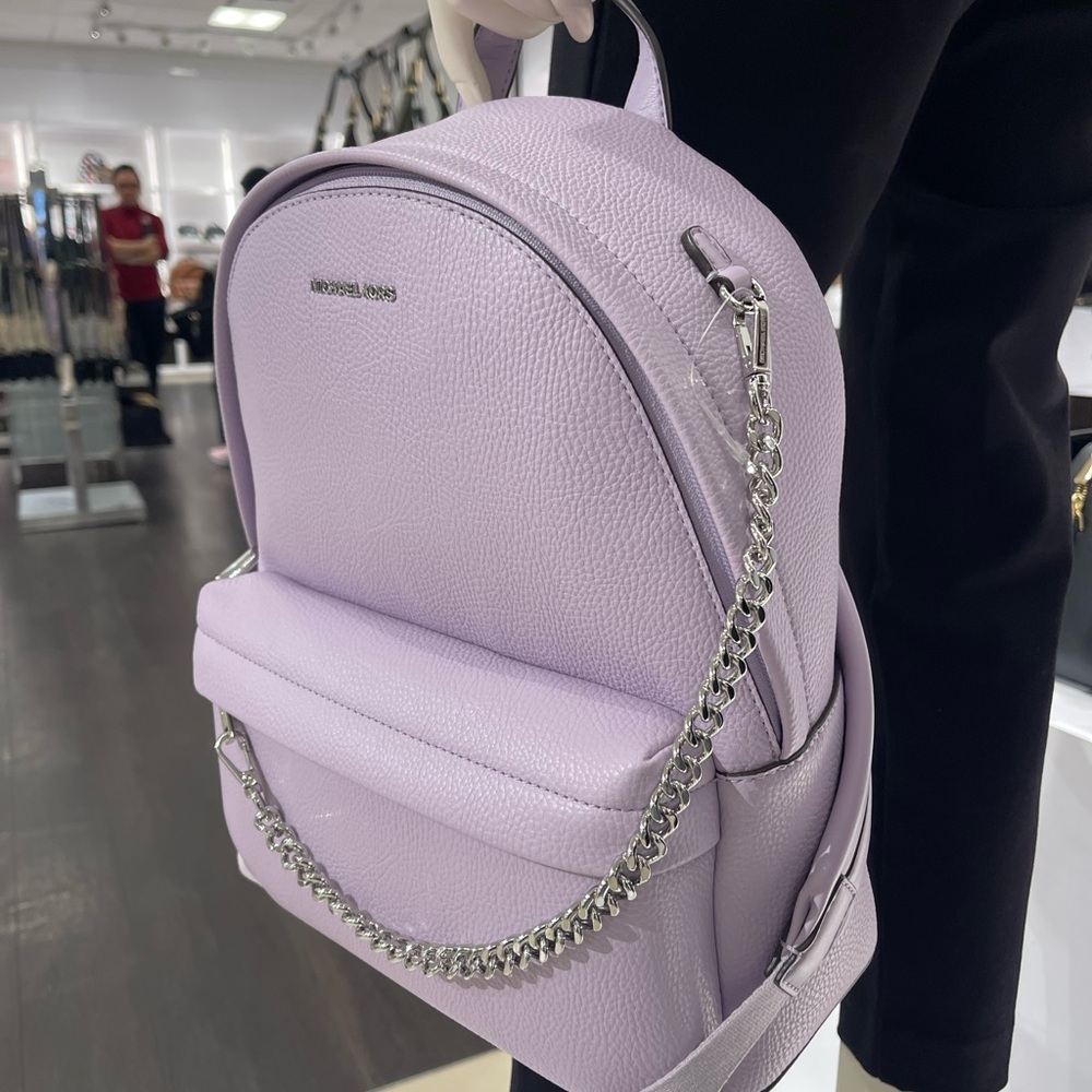 MICHAEL KORS Slater Medium Chain Backpack
Quartz 
NWT - Picture 7 of 16